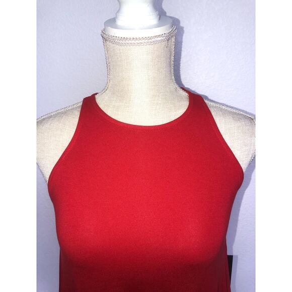 Lulu's Tupelo Honey Red Sleeveless Mini Swing Dress with Pockets - XS - Picture 2 of 5
